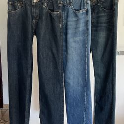 Levi’s and Wrangler size 12 and 14 Boys