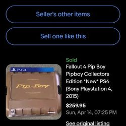 Fallout 4 Pip Boy Edition  Ps4