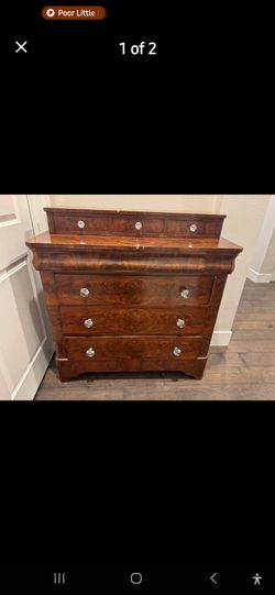 A six drawer dresser from the 1920s