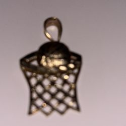 10kGold Basketball pendant 