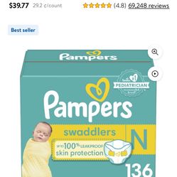 Pampers Swaddlers Size Newborn