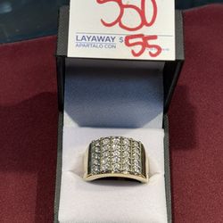10k Diamond Ring 