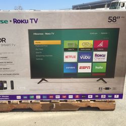 58” Inch Hisense Smart Roku UHDTV 4K 
