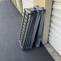 Two Sets Of 5 Tier Shelves