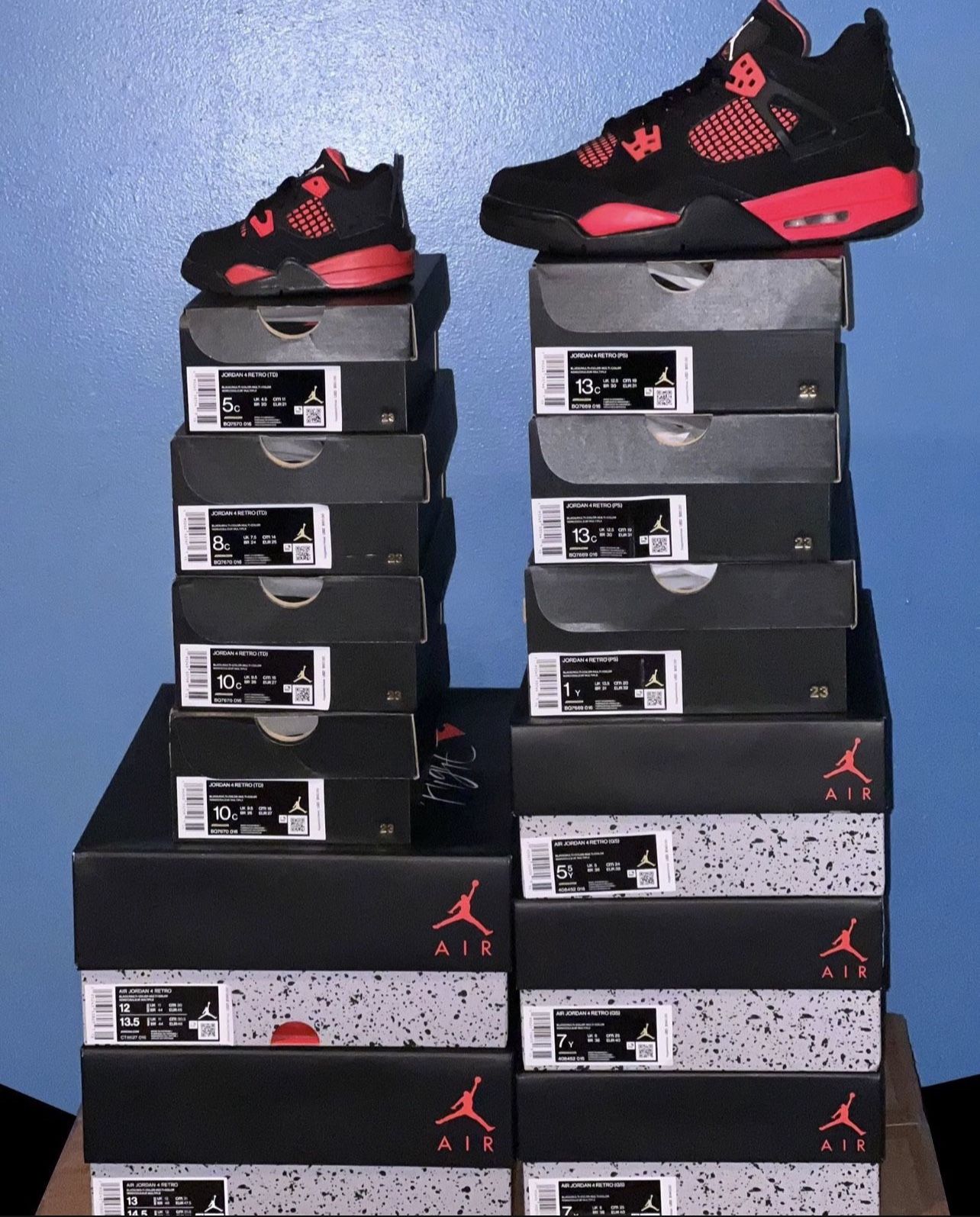 Jordan Red Thunder size 12