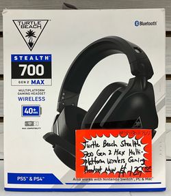 Turtle Beach Stealth 700 Gen 2 Max Multi-Platform Wireless Gaming Headset New