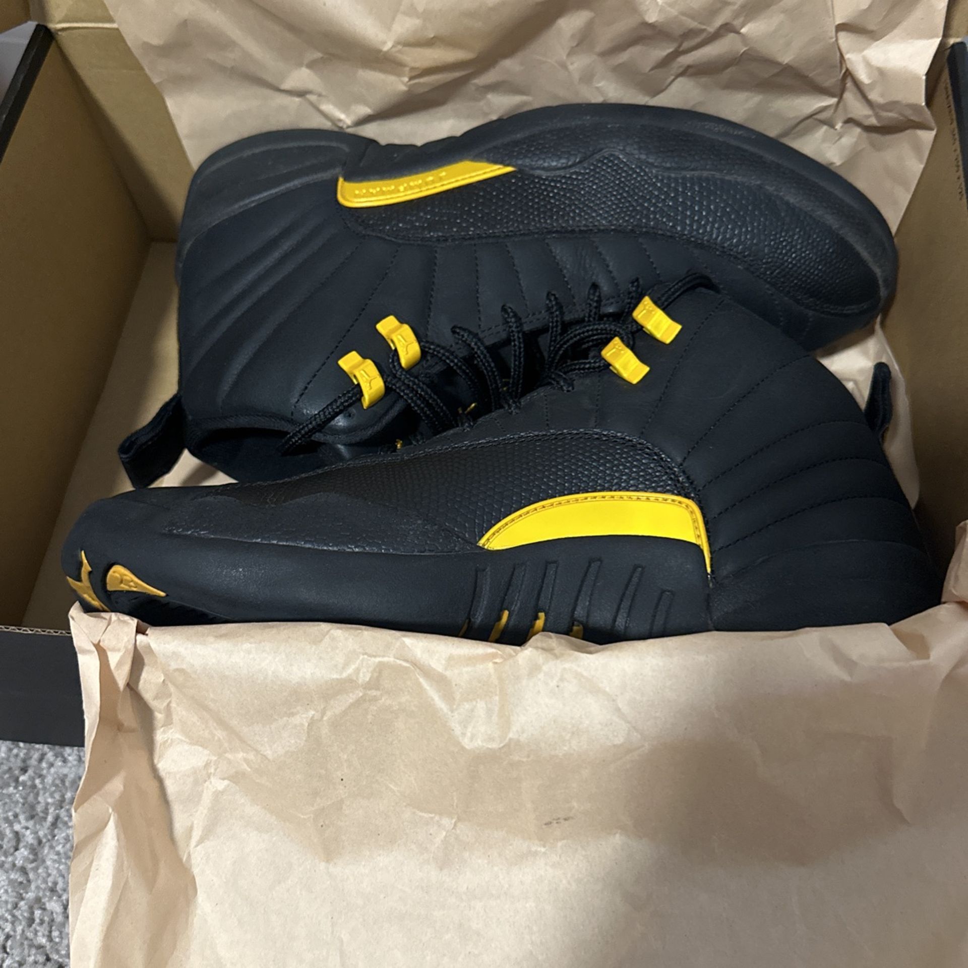 Air Jordan 12 Reto Black Taxi 9.5