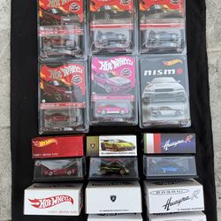 Hot Wheels RLC GTR BMW Lamborghini Porsche