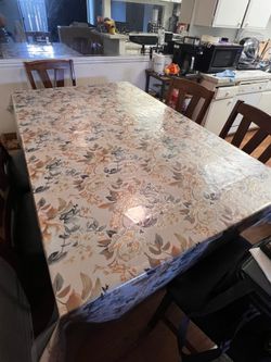 Dining set 6 chair fair conditions