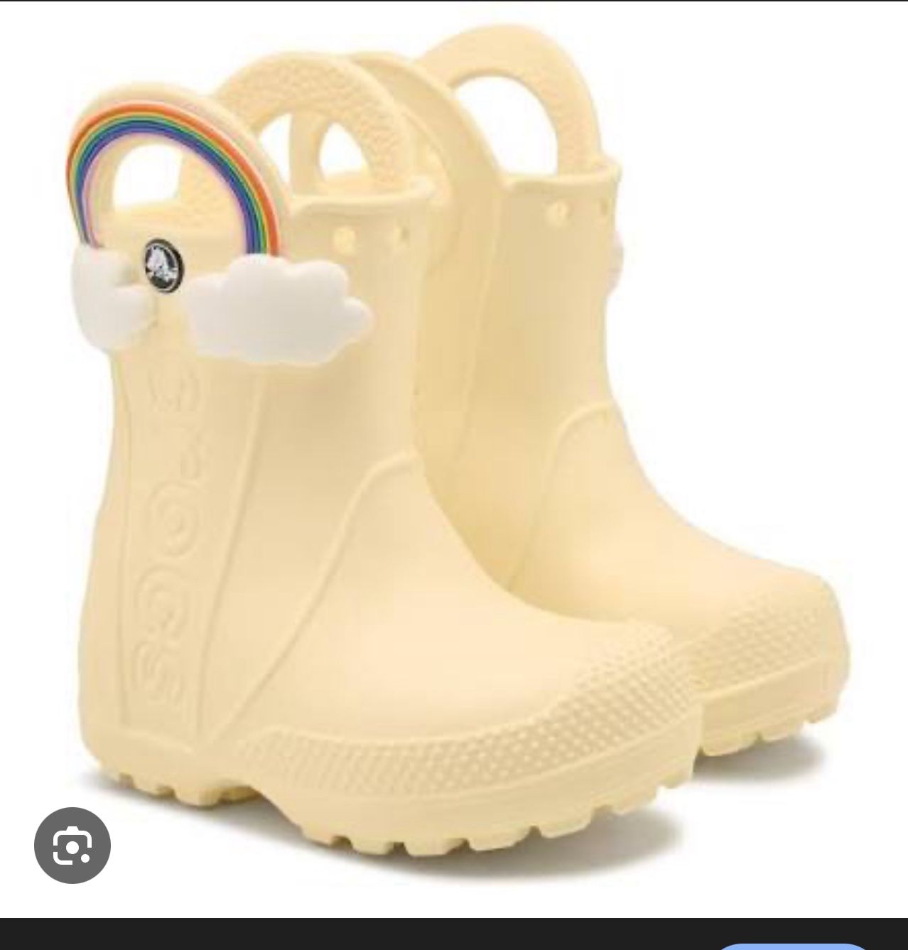 Rainbow Crocs Rain boots Size 3   Or Best Offer 