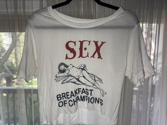 Rare Graphic Crop Tee – Custom Cut S