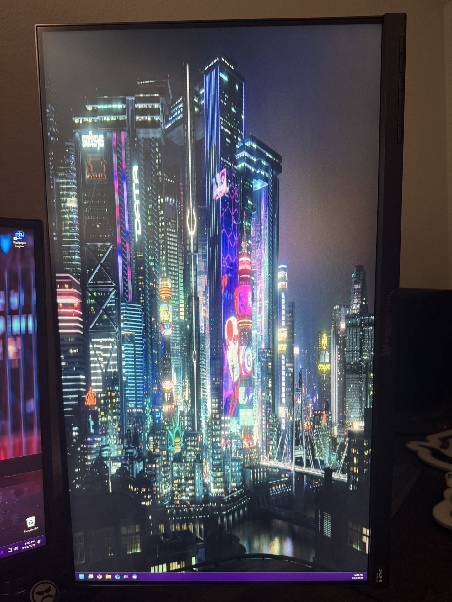 1440P 27” Acer Predator XB271HU WQHD gaming monitor