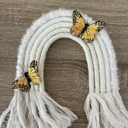 Macrame Butterfly Arch Decor