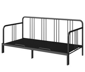 IKEA FYRESDAL Black Metal Extendable Daybed Frame