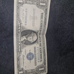 l Silver Certificate $1 Bill,
