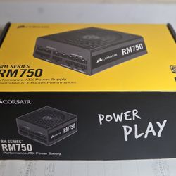 Corsair RM 750 750W 80 PLUS Power Supply Black Fully Modular