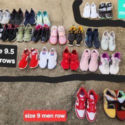 Shoes (Nike, Adidas, Puma)-size 9.5 & 10 Men