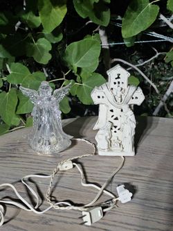 Vintage Angel Figurine Set (2 Pieces)