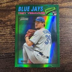 Trey Yesavage Toronto Blue Jays | 2026 Topps Heritage Rookie Card Green Refractor 90/99 | $120 OBO