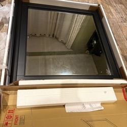 New In Box Dresser Top Mirror Black 
