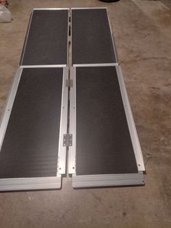 2 Foldable Wheelchair ramps