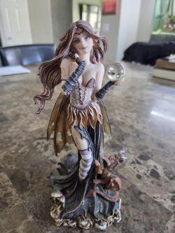 9" fairy with dragon #91300