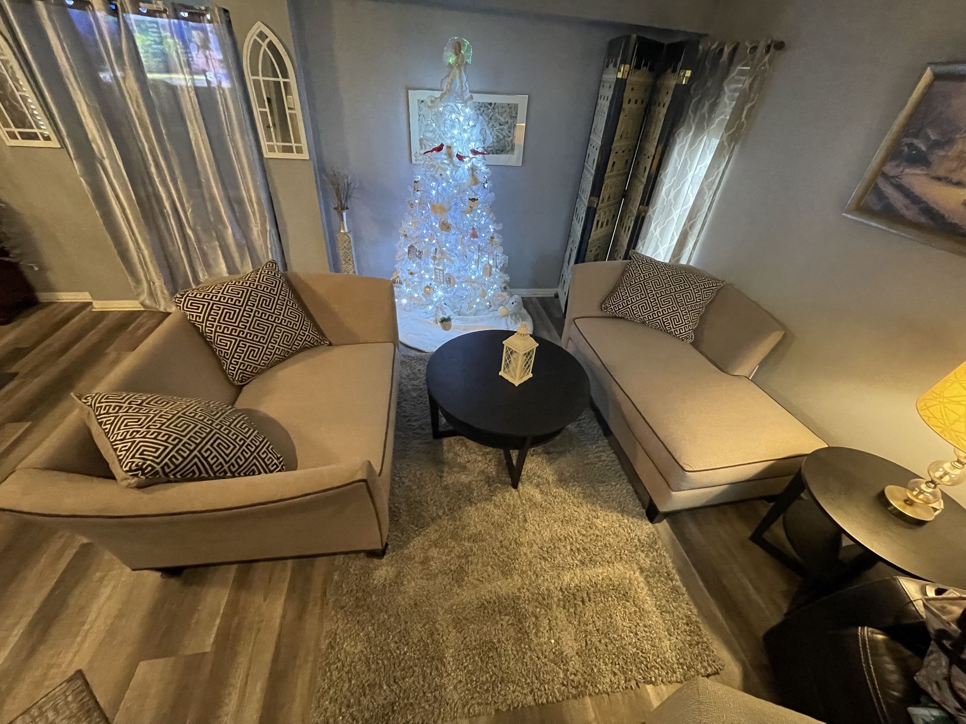 Loveseat and Chaise Lounge Set