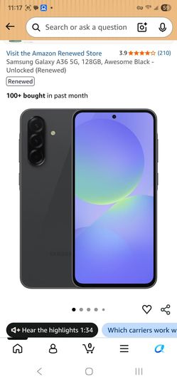 Samsung Galaxy A36 128gb