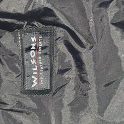 Wilson's real leather  Shell jacket And interior vinyl