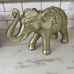 Elephant Gold Decor