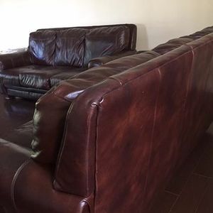 New And Used Leather Sofas For In Raleigh Nc Offerup