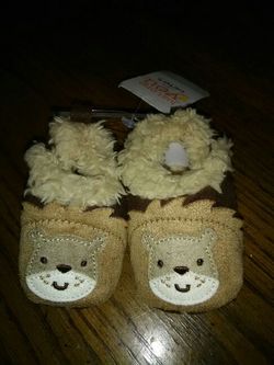 Baby Boy slipper sz newborn