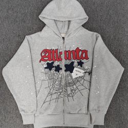 Sp5der Atlanta Zip-Up Hoodie