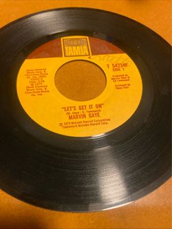Marvin Gaye 45 RPM, let’s get it on