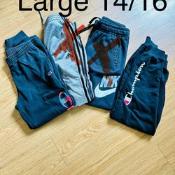 Boy Clothes Size Large 14/16 Pants Joggers Champion