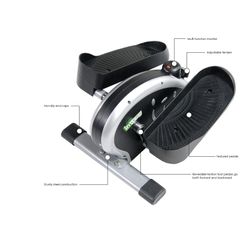 Máquina Compacta para Zancos de Entrenamiento en la Parte Inferior Del Cuerpo, Plata