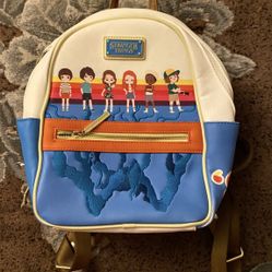 NEW loungefly mini backpack stranger things