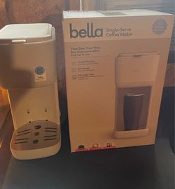New - Never used - Bella Single Serve Coffee Maker
