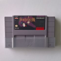 Original Super Nintendo SNES Final Fantasy III RPG Video Game