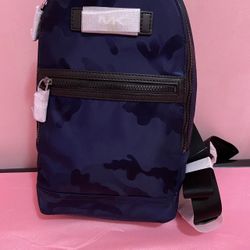  Michael Kors Shoulder Bag Nevy Blue Nylon ( Please follow my page all brand new 
