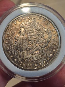 1897 s morgan silver dollar
