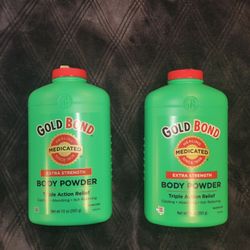 Gold Bond Medicated Body Powder 2 Pk Extra Strength 10 Oz. Each