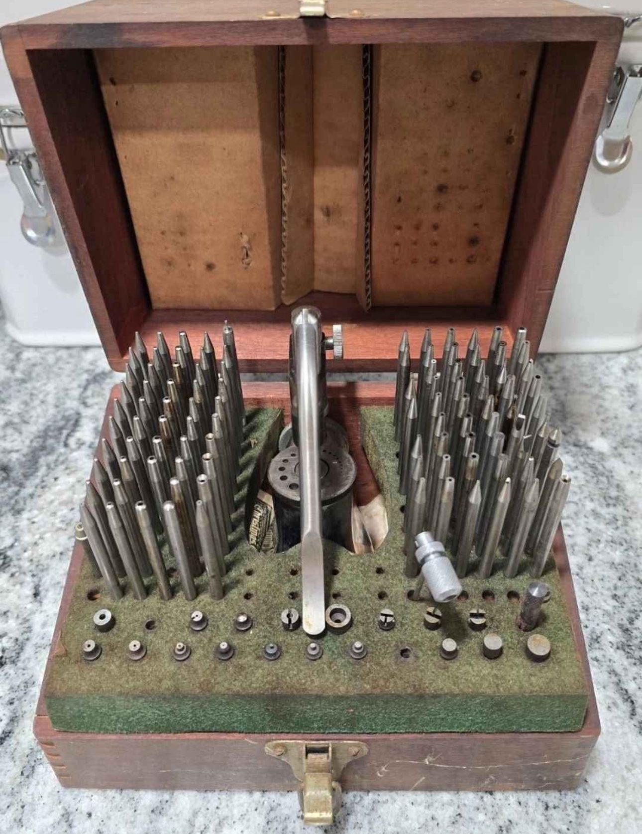 Watchmakers Staking Tool Repair Set Vintage 85+ pieces for Jewelers