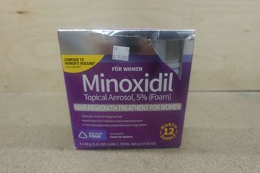 6-Pack 2.11 floz Women’s Minoxidil Hair Regrowth Treatment Foam 5%