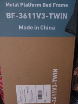 Platform bed frame never opened
