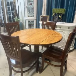 Dining Table With 4 Chairs 
