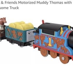 Thomas & Friends Motorized Muddy Thomas with Troublesome Truck