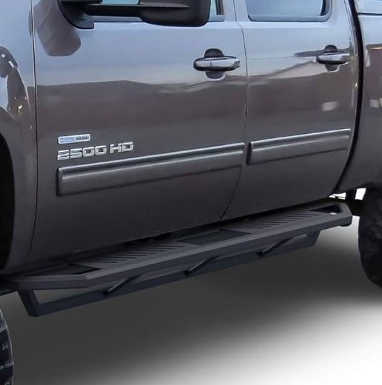 LA Zona Auto Parts 1999 to 2006 Chevrolet Silverado GM Sierra Crew Cab chrome nerf bar Estribos Cromados Running boards