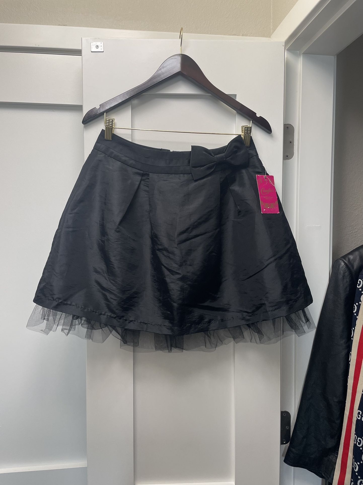 New with Tags Candie’s Brand Black Skirt with Bow