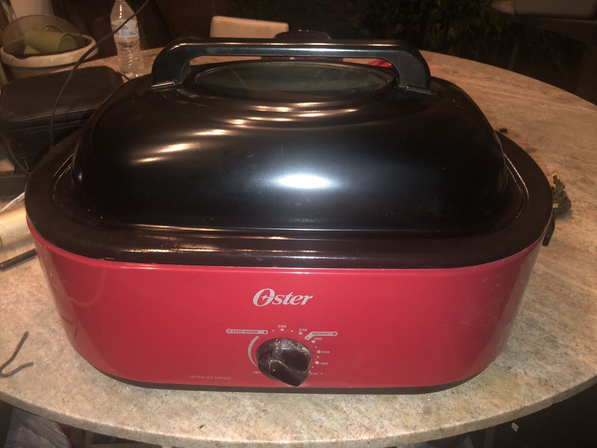 18 Quarts Oven Roaster ! Fit 22 Lbs. Work Good $35 Seagoville Tx 